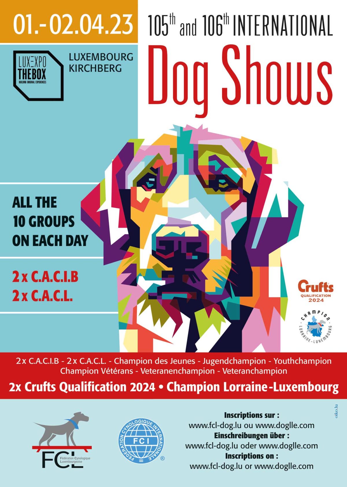 105 et 106ème International DogShows