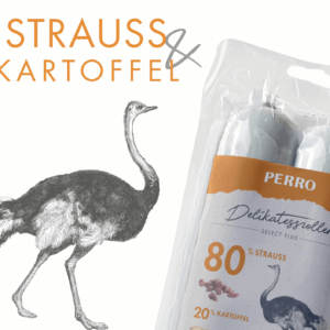 PERRO Rouleau délicat No.1 Autruche & Pomme de terre