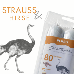 PERRO Rouleau de délices No.2 Autruche & Millet