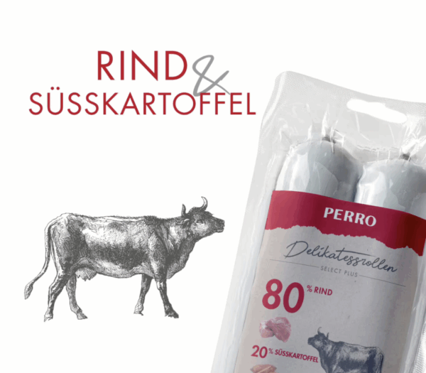 PERRO Rouleau de délicatesse No.3 Bœuf & Patate douce
