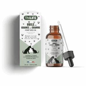 Huile de graines de chanvre goût bœuf Thilife – Chiens & Chats