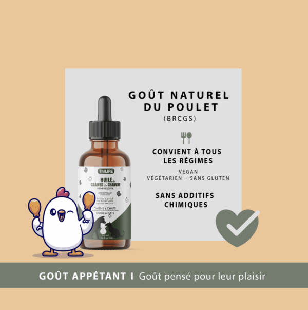 Huile de graines de chanvre poulet – Vitalité & bien-être animal – Image 5