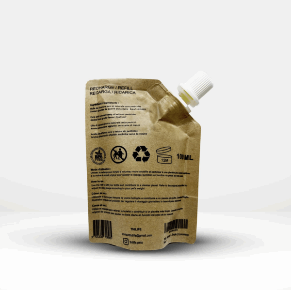 Recharge 100 ml huile de chanvre naturelle pour animaux – Image 4